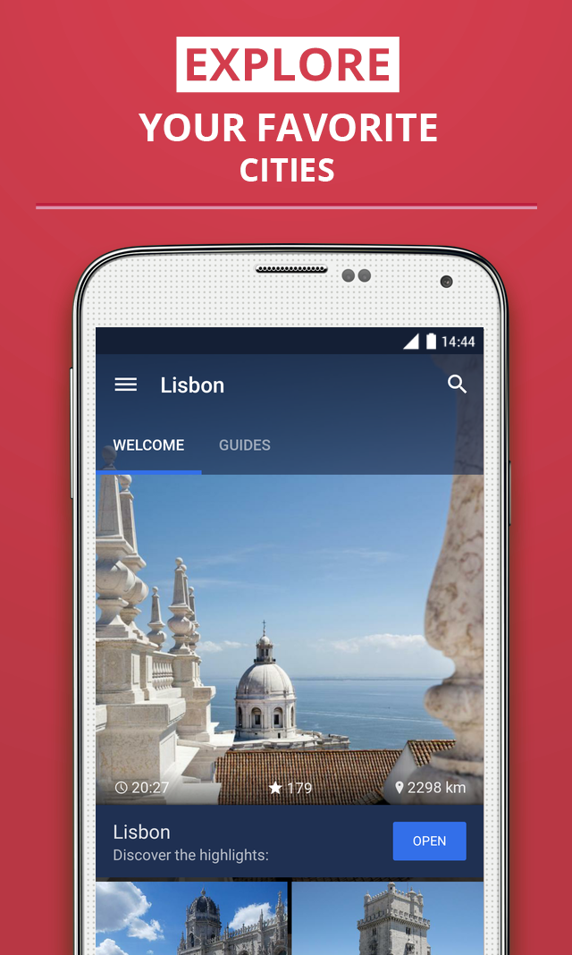 Lisbon Premium Guide Screen 1