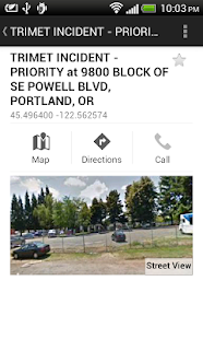 Portland 911 Incidents Monitor Screenshots 4