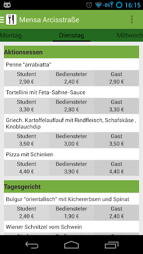 Wos zum Essen Mensa München