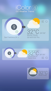 ICOLOR8 THEME GO WEATHER EX