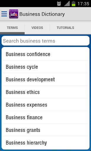 Business Dictionary Glossary