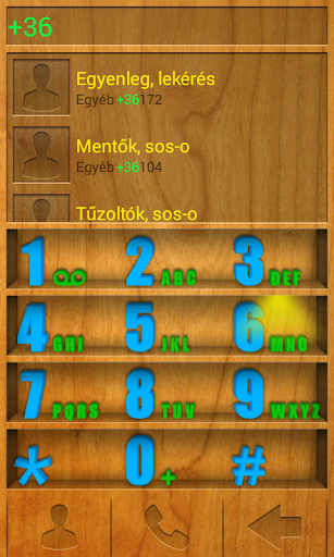 exDialer Wood Shelf Theme