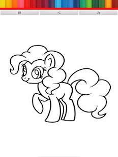 COLORING FOR LITTLE PONY KIDS