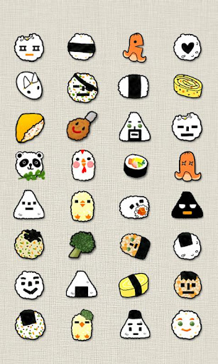 CUKI Theme Rice Ball Icon