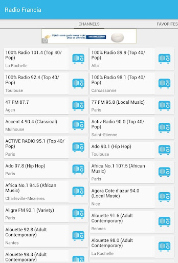 Radios de Francia