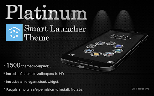 Smart Launcher Theme Platinum