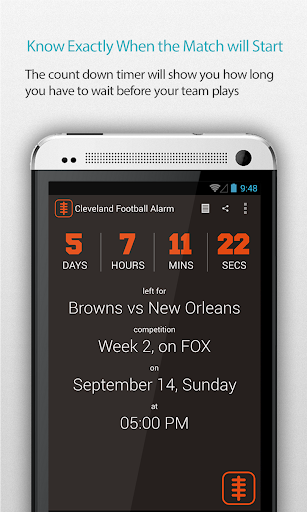 Cleveland Football Alarm