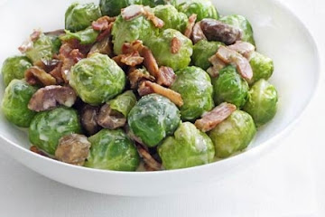 Creamed sprouts