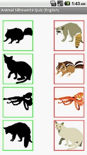 Animal Silhouette Quiz EN Screenshots 3