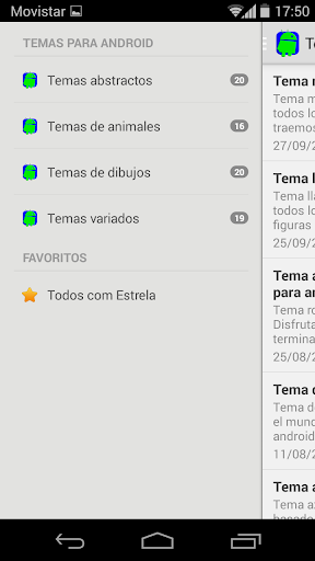 Temas para Android