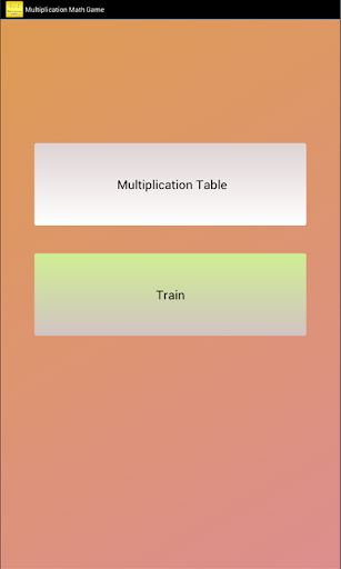 Multiplication Game Math