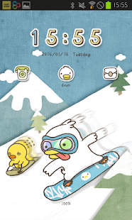 Free Duck ski go locker theme APK