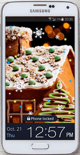 Cute Christmas Cookies HD LWP