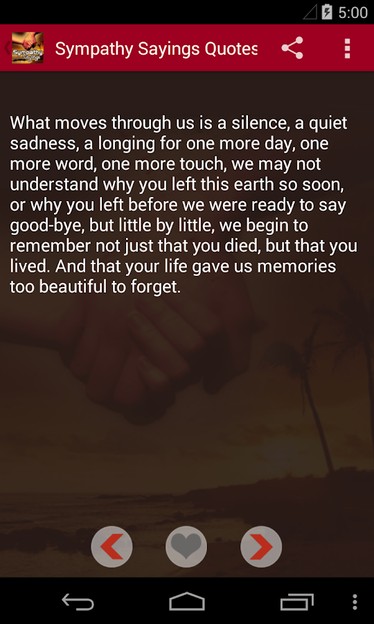 Sympathy Quotes - Android Apps on Google Play