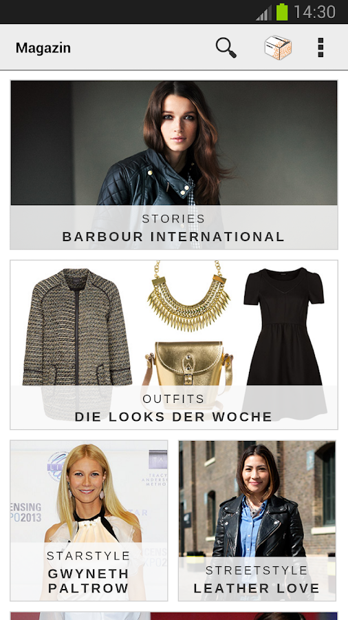 Zalando Mobil - screenshot