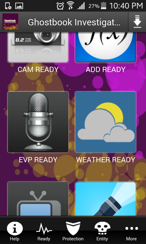 Ghostbook Investigator Screen 2