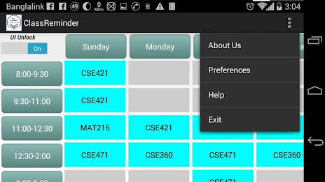 BRACU Class Reminder poster 2