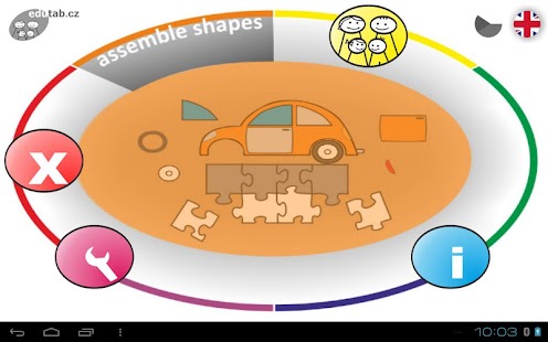 Assemble shapes free for kids Screenshots 0