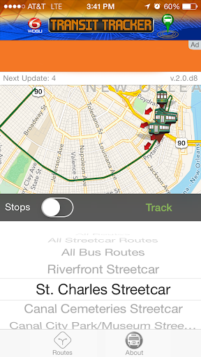 WDSU Transit Tracker