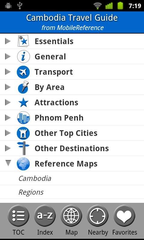 Android application Cambodia - Travel Guide screenshort