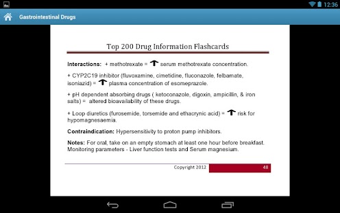 Drug Information Flash Cards Screenshots 2