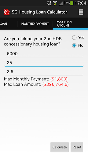 【免費財經App】SG HDB Housing Loan Calculator-APP點子