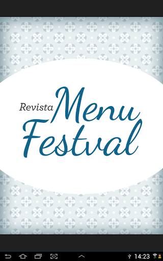 Revista Menu Festval