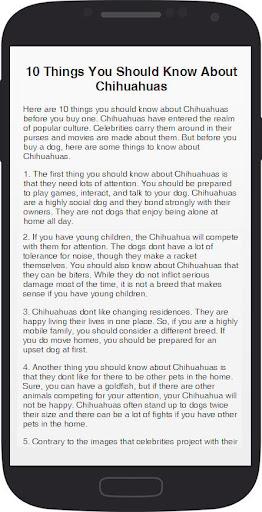 【免費生活App】Chihuahua Puppies - Must Know-APP點子