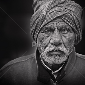 Glance by Pronab Kundu - Black & White Portraits & People