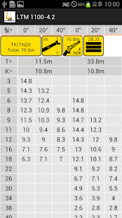 Lastest 크레인 제원표 APK for Android