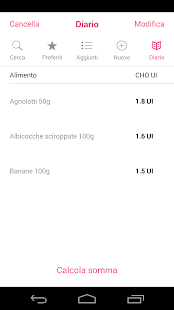 Insulin&Food Conta Carboidrati Screenshots 4