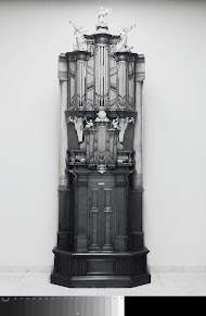 Model of the organ in the Lutheran Church at the Stroomarkt in Amsterdam, before the fire in 1823