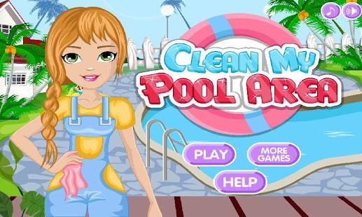 Clean my pool area