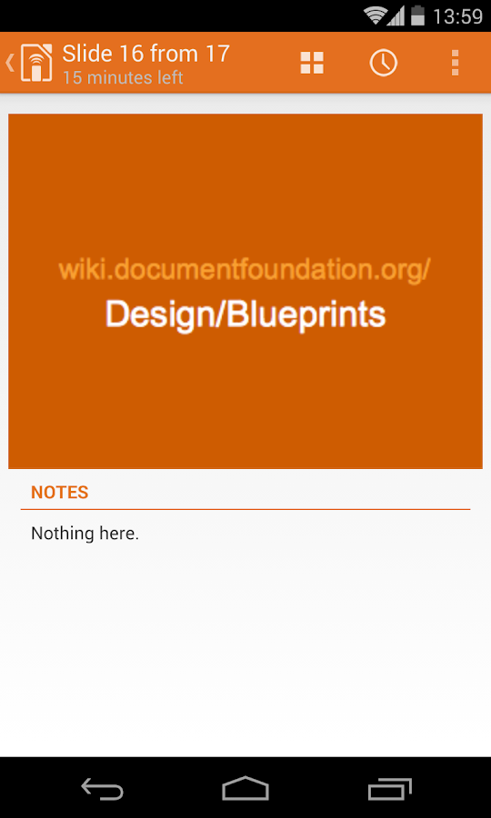    LibreOffice Impress Remote- screenshot  