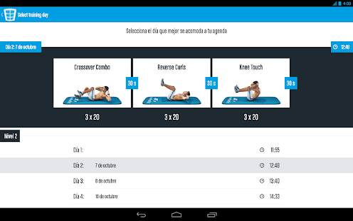 Runtastic Six Pack Abs Workout - screenshot thumbnail