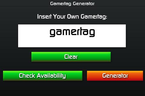 Gamertag Generator Screen 2