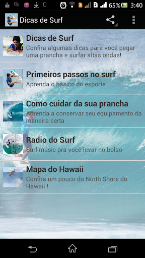 Dicas de Surf