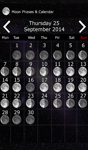 【免費天氣App】月相和日历-APP點子