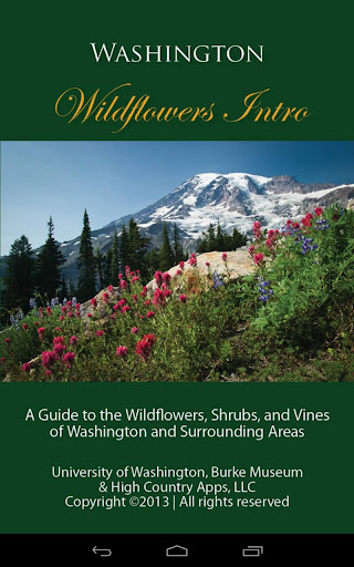 【免費書籍App】Washington Wildflowers Intro-APP點子