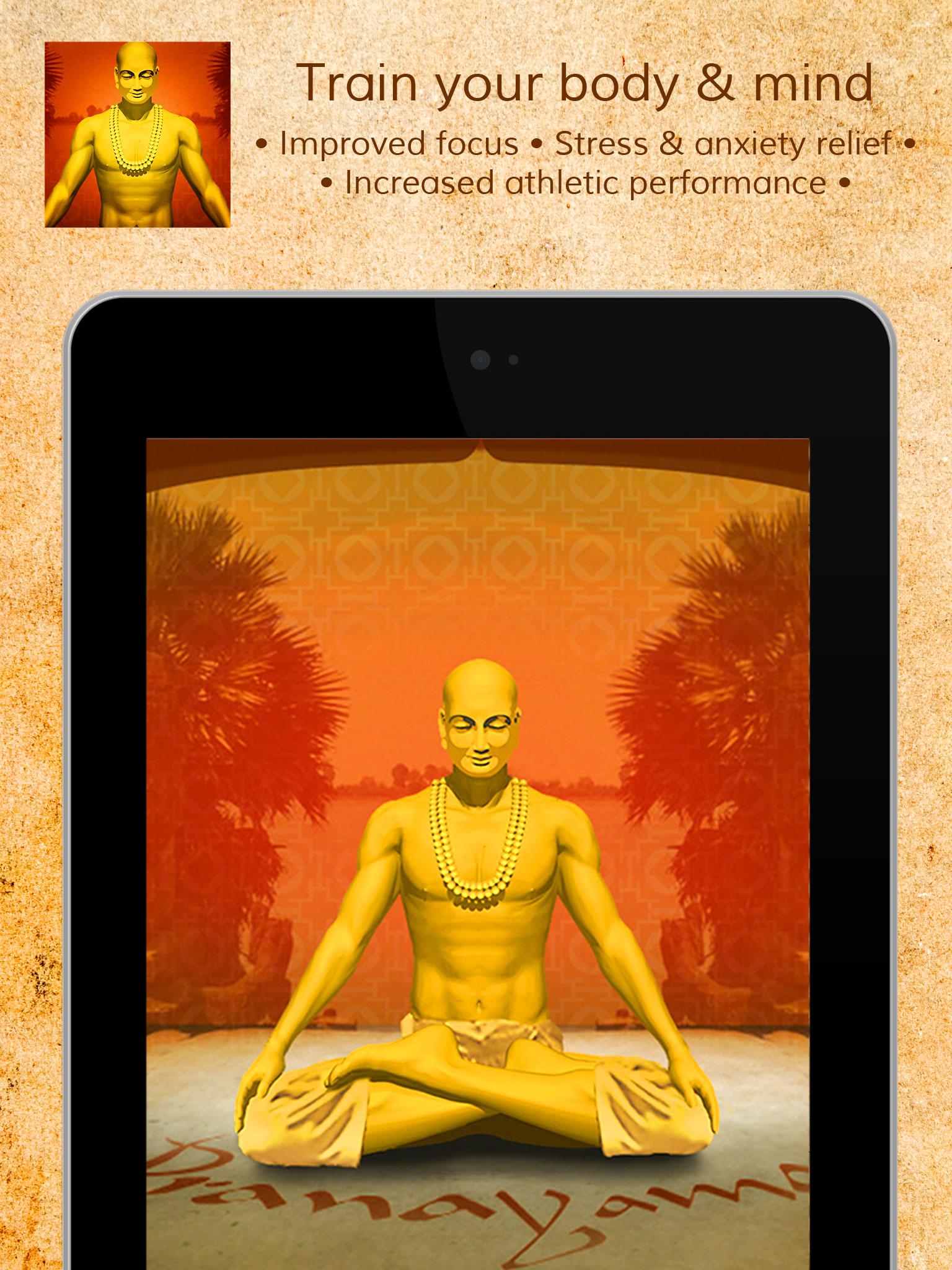 Android application Health Through Breath screenshort