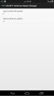 Lastest ON/OFF Switches Name Changer APK
