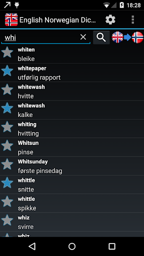 Offline English Norwegian Dict