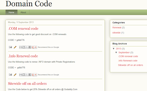 Domain Code