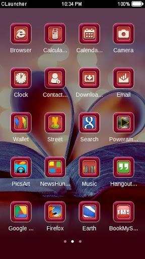 【免費生活App】Romantic Heart Book Theme-APP點子