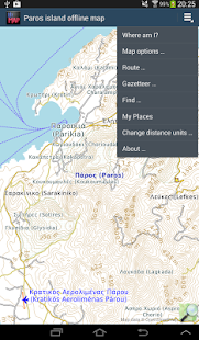 Free Paros island offline map APK