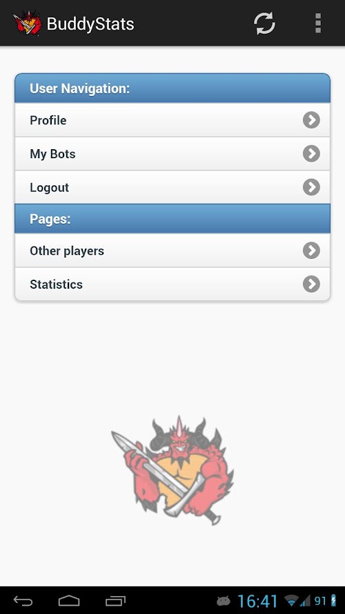 Android application Buddystats for Demonbuddy screenshort