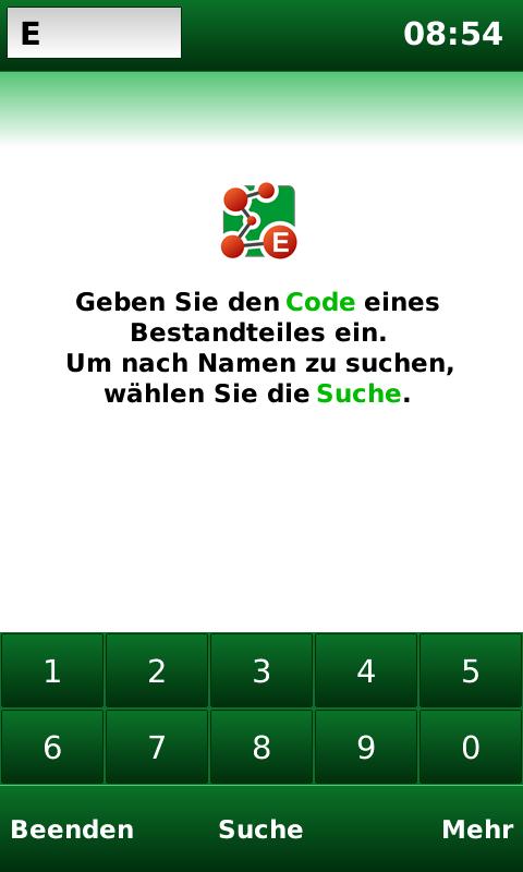 Android application E-Codes: Food Additives screenshort
