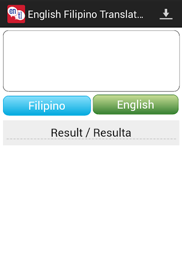 Tagalog English Translator