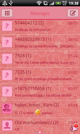 【免費個人化App】GO SMS Fabulous Hearts Theme-APP點子