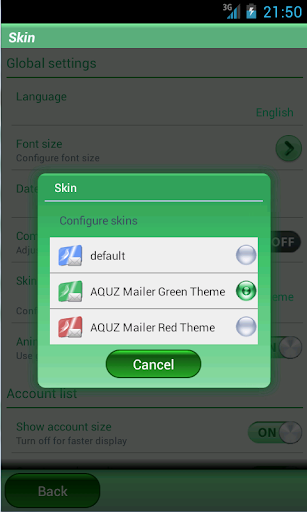 【免費工具App】AQUZ Mailer Theme Green-APP點子